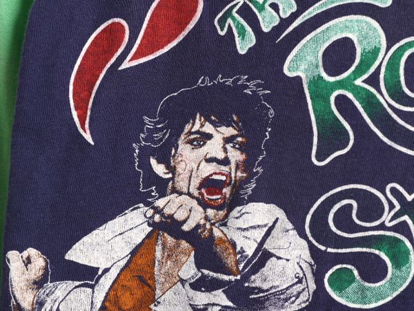 80s ローリングストーンズ　パキ綿　ヴィンテージTシャツ バンド band 80's～ 80年代 The Rolling Stones ローリング