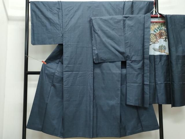 平和屋着物●男性 本場大島紬 アンサンブル 100亀甲 総詰め 正絹 CAAY2830vf