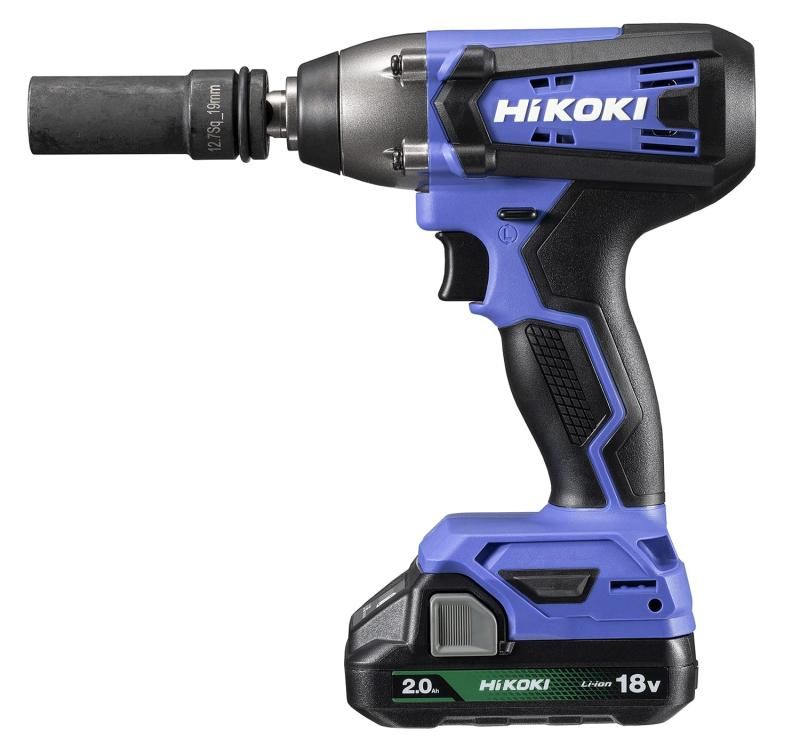 HiKOKI ハイコーキ 18V コードレス インパクトレンチ 最大トルク162N ｍ 2.0Ah 蓄電池×1個 充電器 ケース付 FWR18DF BG