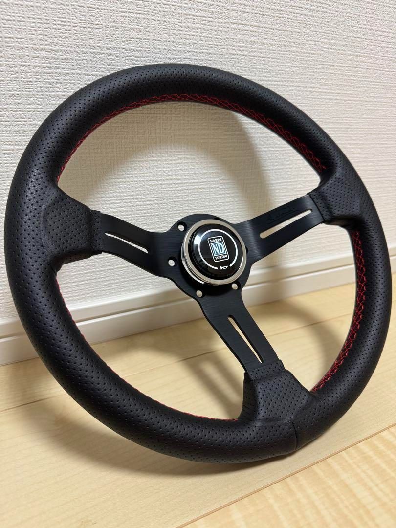NARDI ナルディ パンチングレザーステアリング 14インチ