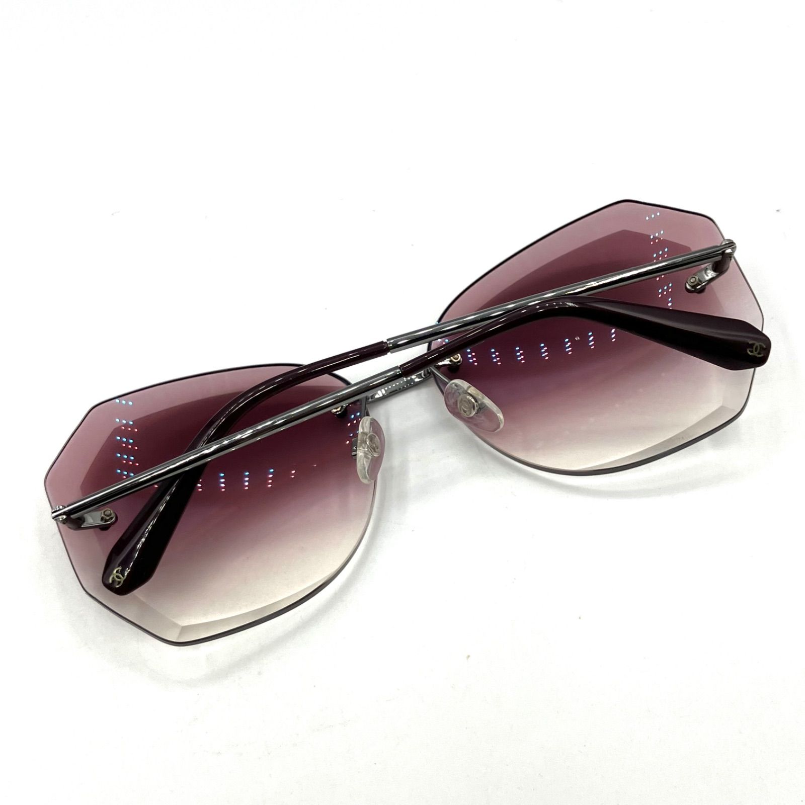 鑑定済み】正規品 CHANEL シャネル サングラス 108/3P 62□15 135 2N  