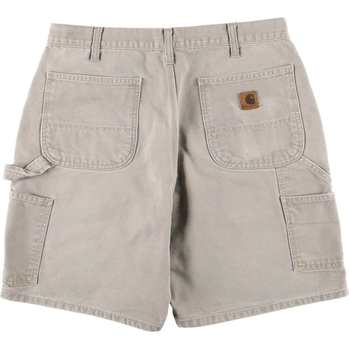 美品　カーハート　ダックショーツ　w34 古着 カーハート Carhartt ORIGINAL FIT ダブルニー ダック