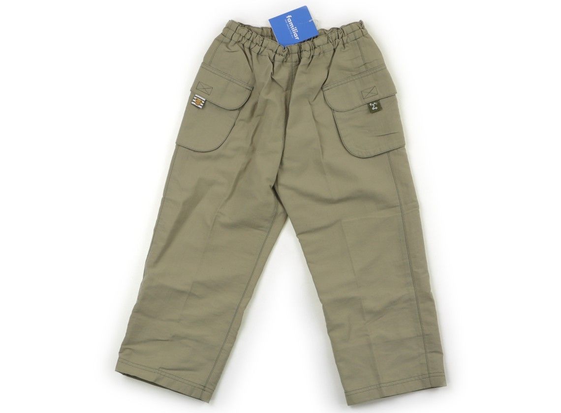 未使用タグ付き‼️ファミリアfamiliar ロングパンツ90サイズベージュ 新品タグ付き ファミリア ロングパンツ 新品】 ファミリア ロング