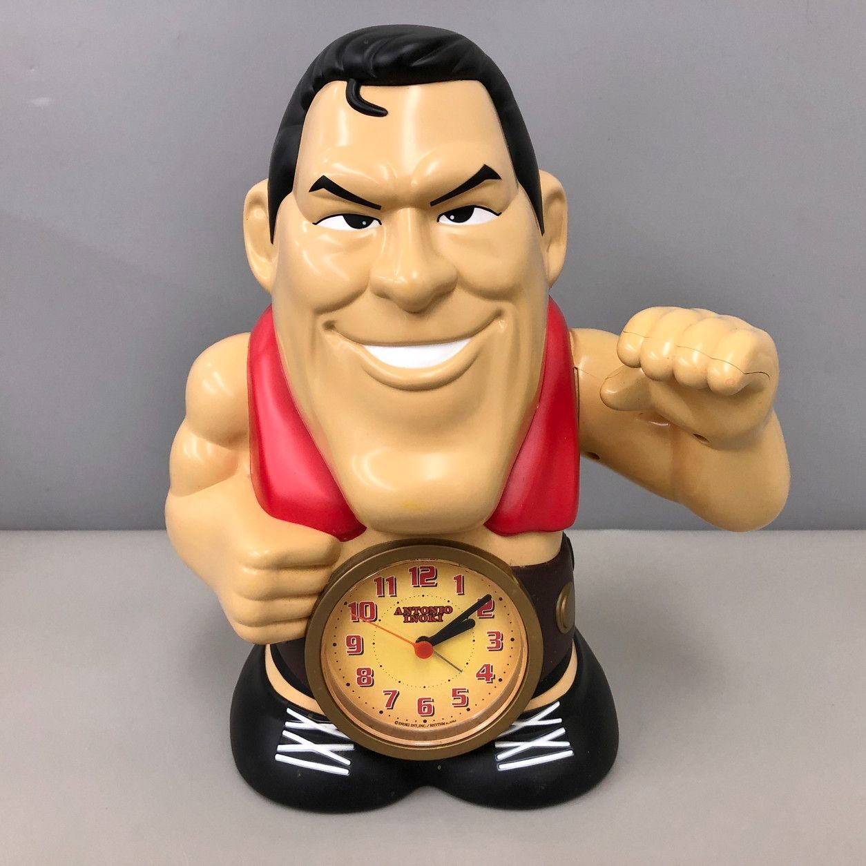 リズム時計工業 目覚まし時計 アントニオ猪木 プロレス めざまし時計