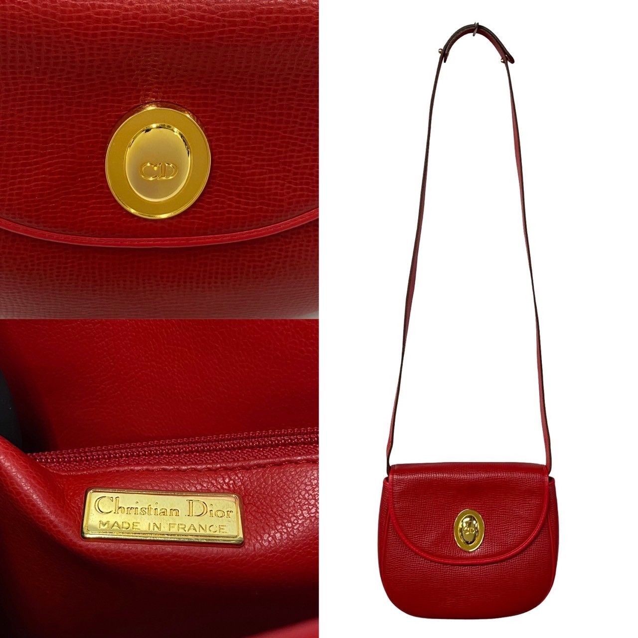 ほぼ未使用 Christian Dior クリスチャンディオール ヴィンテージ CD 