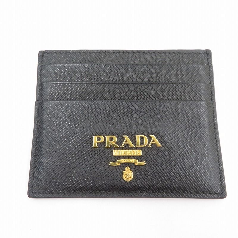 瀬戸大橋店 PRADA | プラダ カードケース サフィアーノレザー カードホルダー 1MC025 サフィアーノメタル ブラック 125