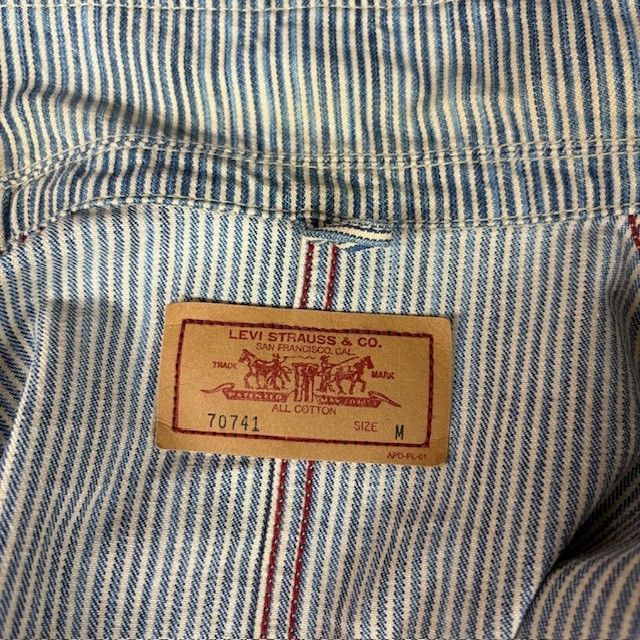 Levi's ヒッコリーカバーオール 70741 ジャケット サイズM 00年代