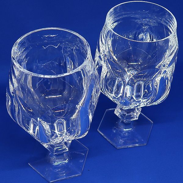 美品 Baccarat バカラ アルクール プロースト ビールグラス 2脚