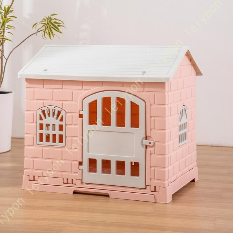 ペット犬の小屋 屋内|屋外の雨と日焼け止めペットの家