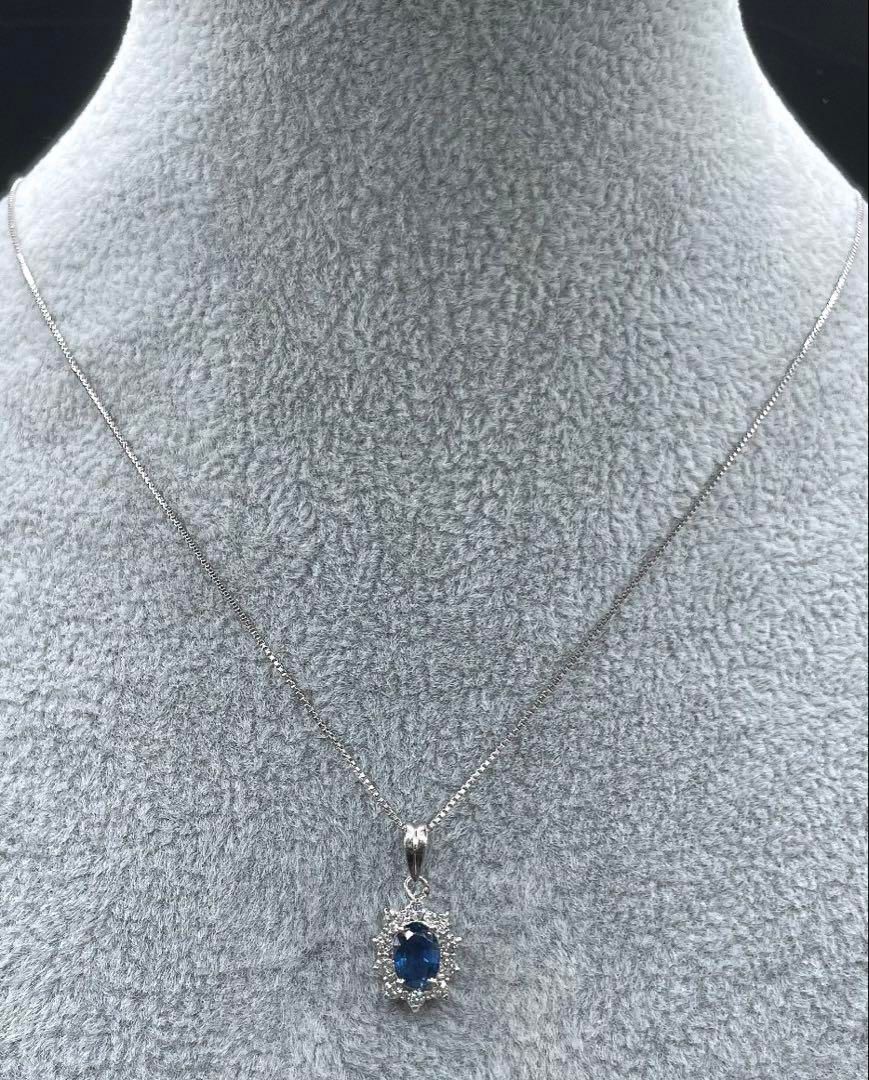 JJ132☆高級 ブルーサファイア1ct ダイヤ pt ヘッド 鑑別付 - メルカリ