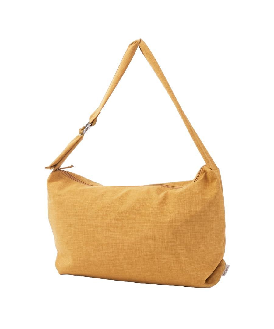 MUS レガートラルゴ ビッグワンショルダーバッグ ﾊﾝﾓｯｸﾊﾞｯｸﾞ ﾘﾈﾝ調ﾎﾟﾘ LG F 3114 レディース