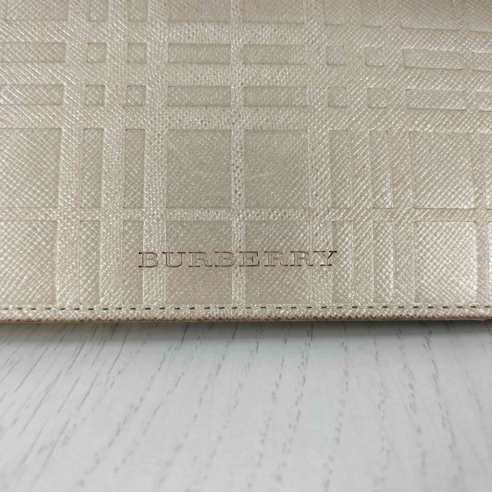 バーバリー　チェック柄 長財布　burbbery BURBERRY バーバリー 長財布 メンズ ブロック チェック ブラウン