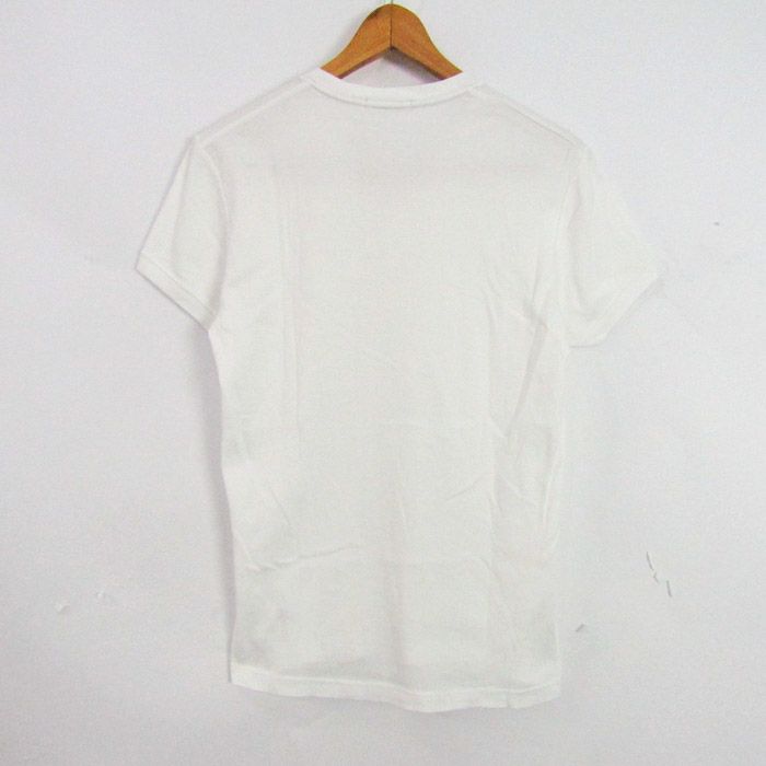 バーバリーロンドン 半袖Ｔシャツ Vネック トップス レディース Lサイズ ホワイト BURBERRY LONDON バーバリーロンドン 半袖Tシャツ Vネック トップス レディース