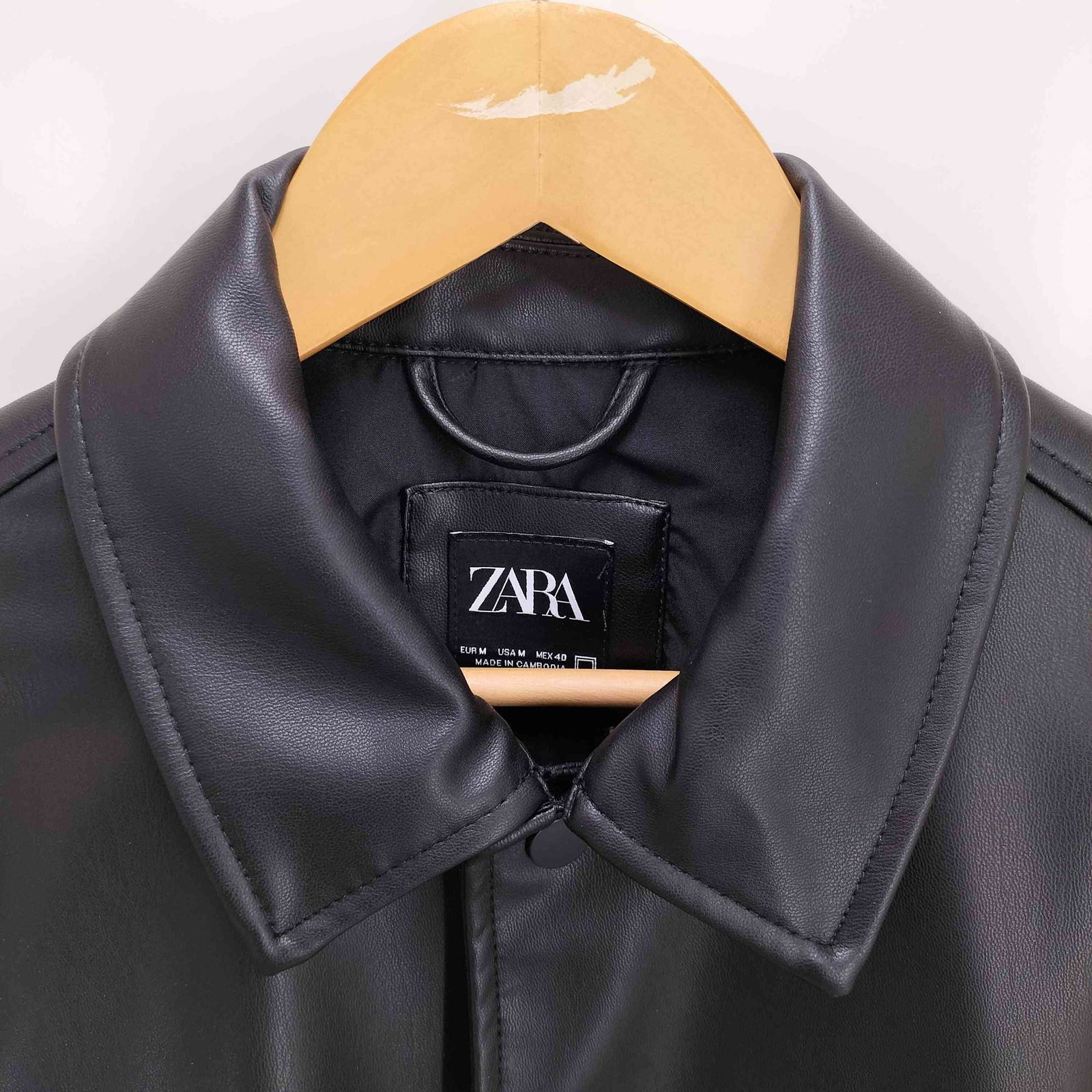 ZARA/ザラ/フェイクレザー/コーチジャケット ザラ ZARA FAKE LEATHER COACH JACKET フェイクレザー コーチ