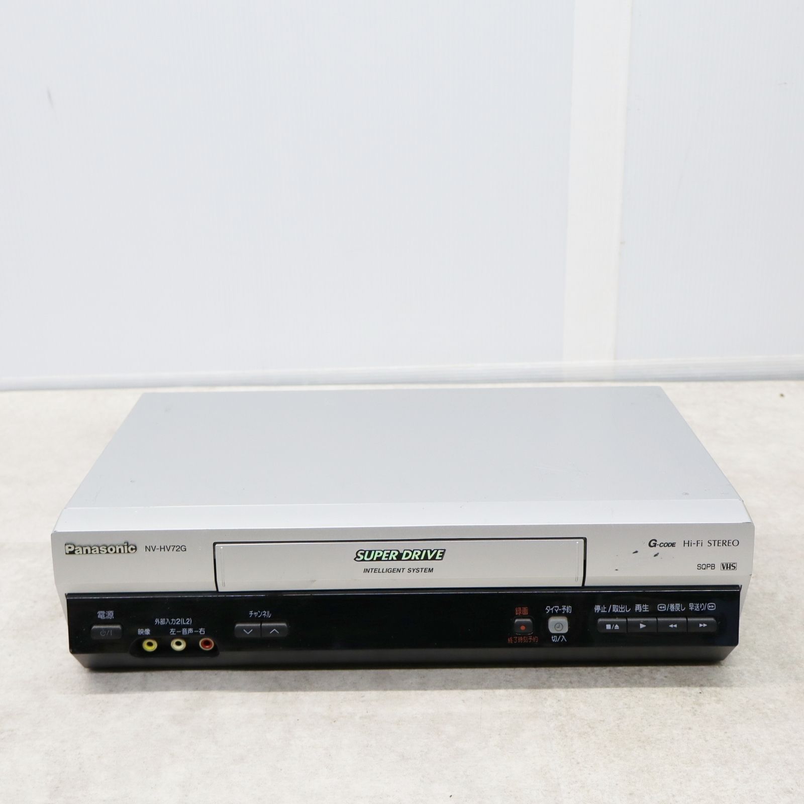 △ 中古動作品!! リモコン付き｜VHSビデオデッキ｜Panasonic