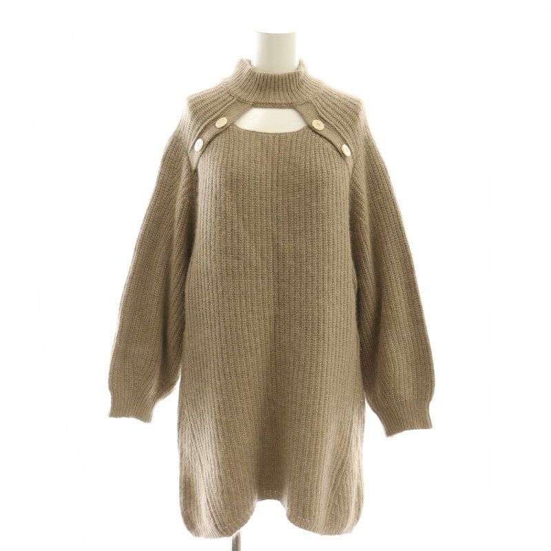 RoseMuse ロゼミュfeathery knit onepiece RoseMuse feathery knit onepiece