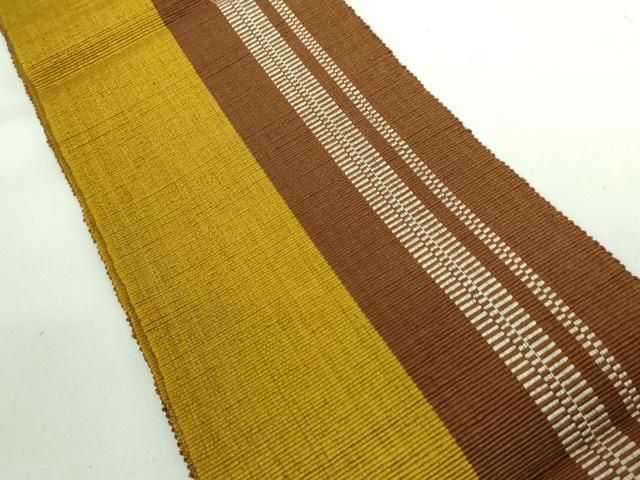 平和屋着物□極上 本場黄八丈 半幅帯 間道 逸品 DZAA6767kh5 - メルカリ