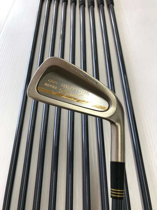 【即納】【訳あり】ノータス ゴールドリミテッドエディション | SR | ゴールドミッドバット | 中古 | アイアンセット | ミズノ