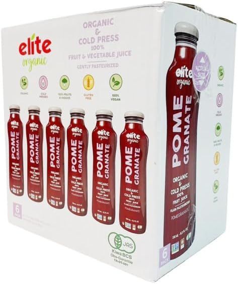 エリート オーガニック ザクロジュース 330ml×6本入 有機 elite コストコ
