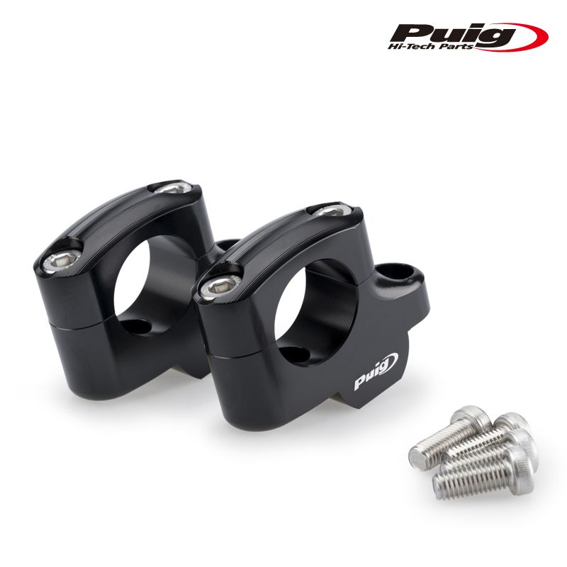 Puig 21801N PULLBACK RISERS BLACK 汎用 プーチ プルバックライザー