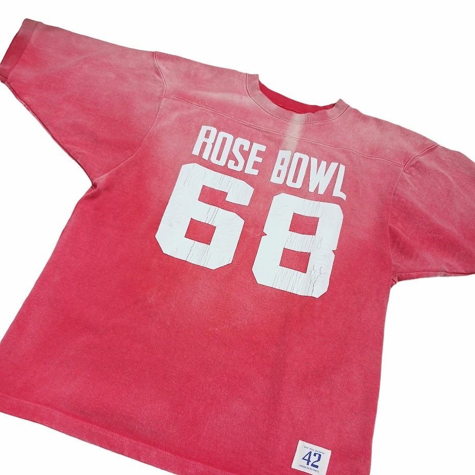 未使用品 BOWWOW バウワウ ROSE BOWL FREEMARKET JUNKIE FOOTBALL CS RED AGEING フットボールT  BW221-RFJFC BEAMS取り扱い - メルカリ