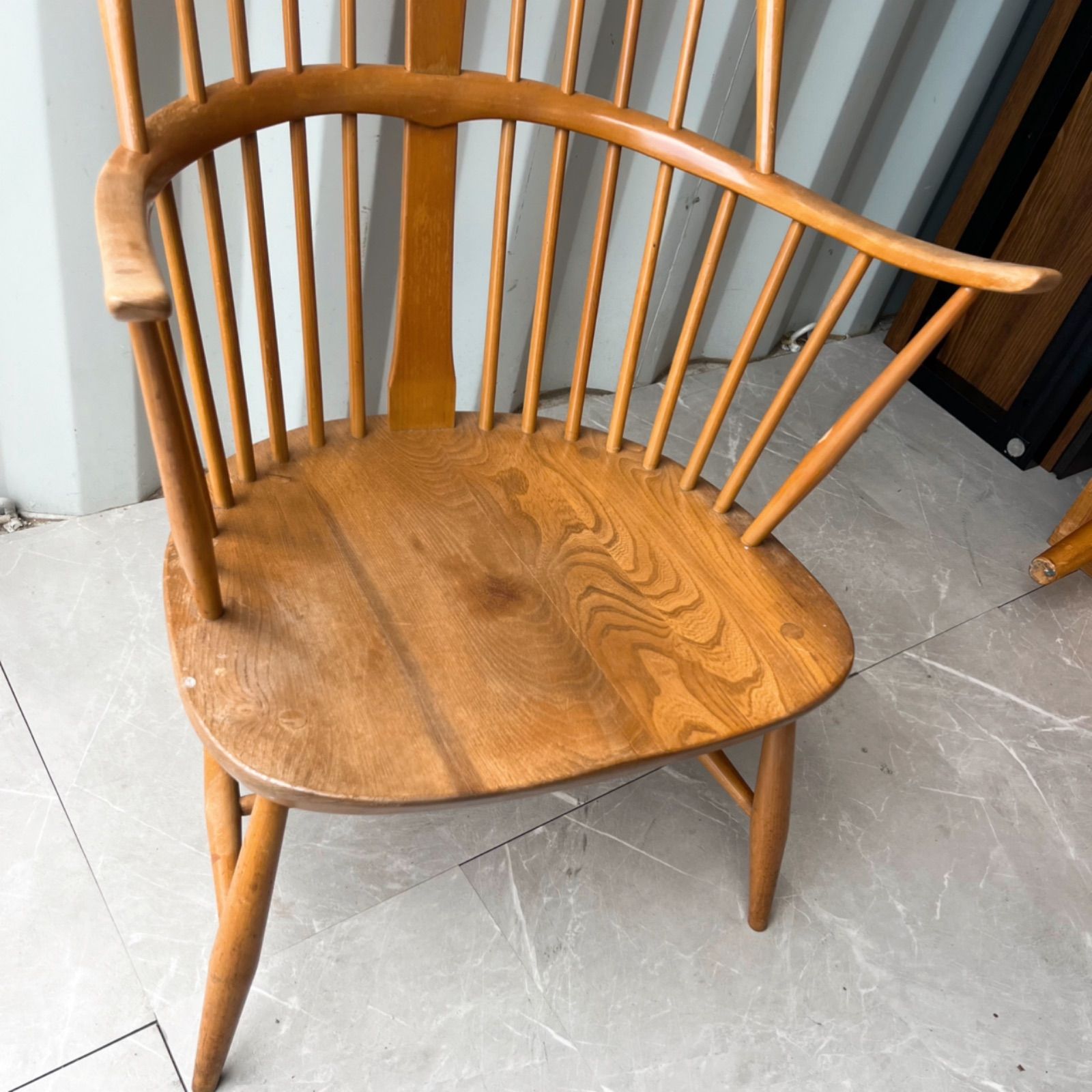 取付無料！ERCOLチェアメーカーズチェア おしゃれアンティーク