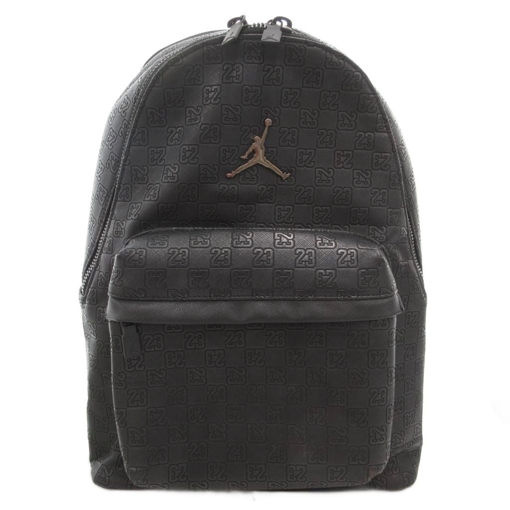 M*I様 NIKE ジョーダン モノグラム リュック　ブラック ナイキ NIKE ジョーダン リュックサック デイパック モノグラム