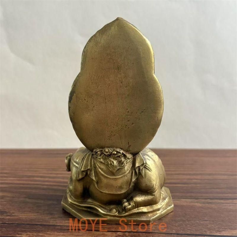 銅器 仏像 普賢菩薩像乗白象 銅製品 工芸品 置物 銅器 仏像 普賢菩薩像乗白象 銅製品 工芸品 置物 - メルカリ