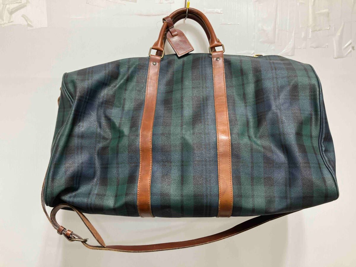 POLO RALPH LAUREN／ボストンバッグ／グリーン／チェック