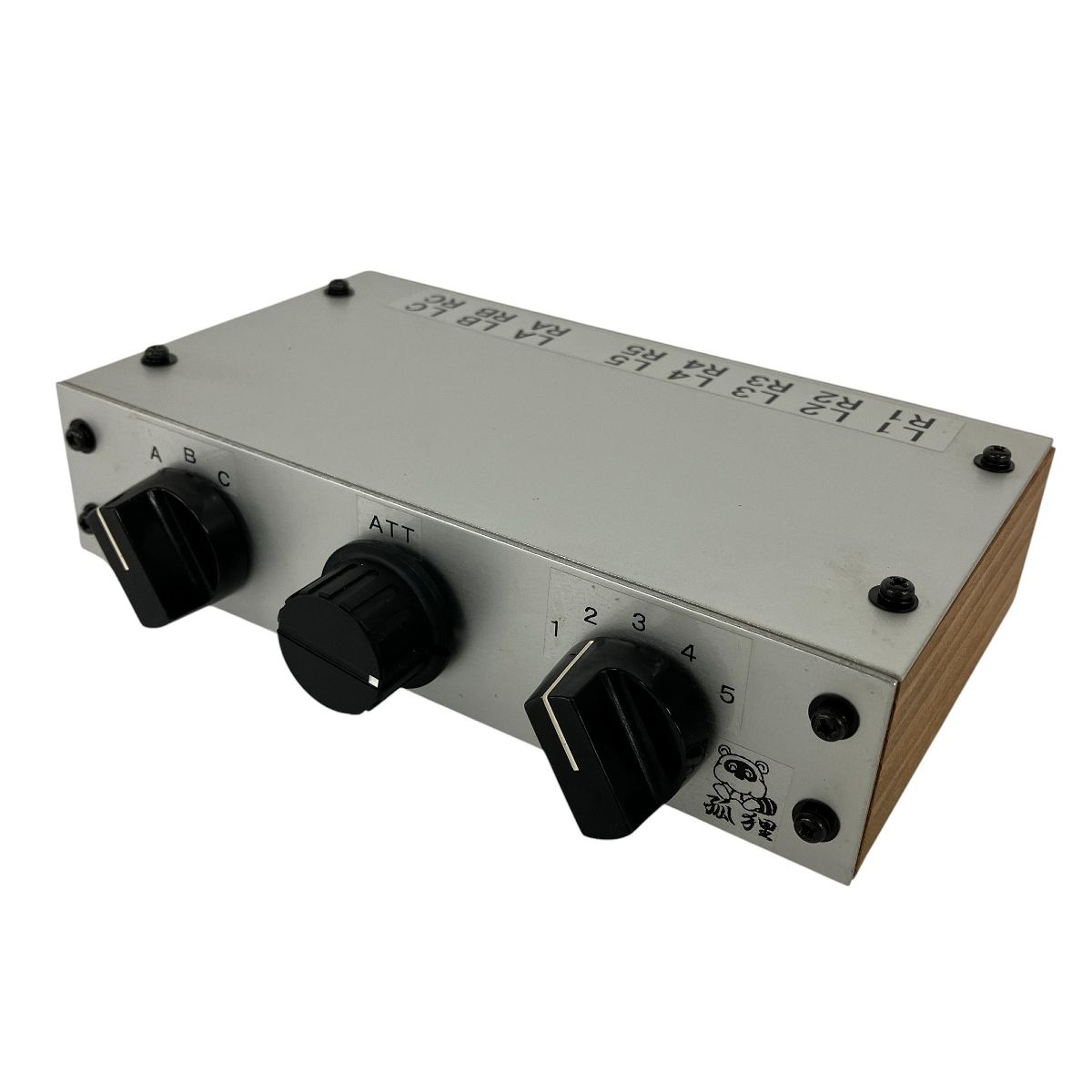 孤狸工房 RCA ピンケーブル ラインセレクター 音響機器 オーディオ ジャンク Y10103906