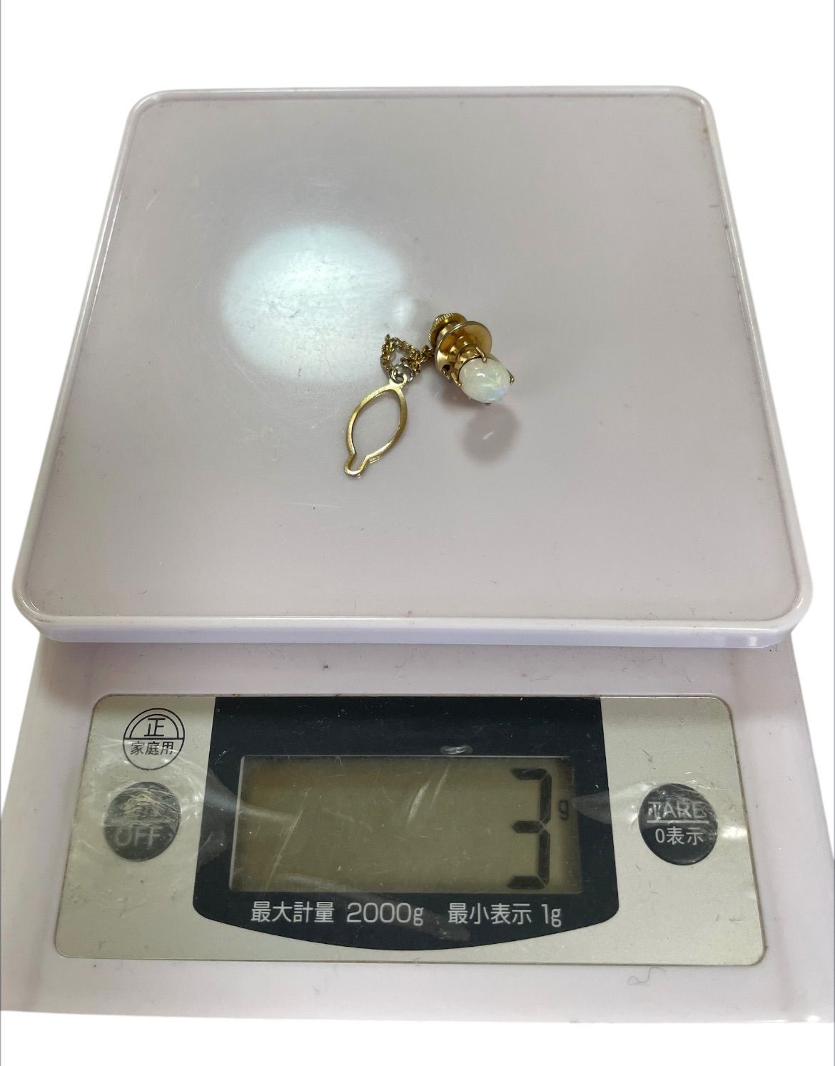 K18 ネクタイピン　オパール k18 ネクタイピン オパール - メルカリ