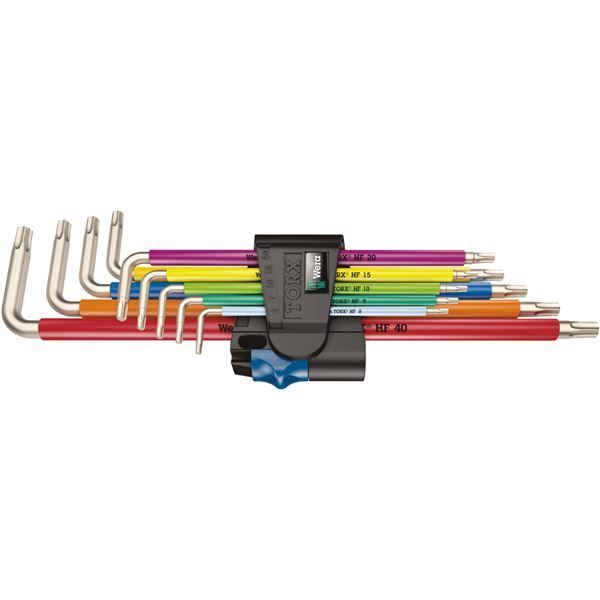 WERA ヴェラ トルクス L型 レンチ 9本組セット スリーブ付 ステンレス製 022689 工具 ツール DIY 作業工具 道具