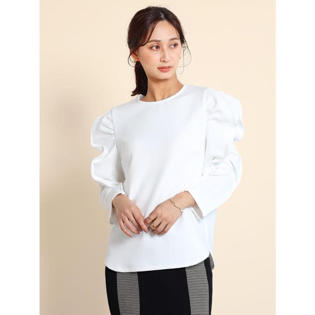 274t* スコットクラブ取扱 FENNEL フリルスリーブ ブラウス