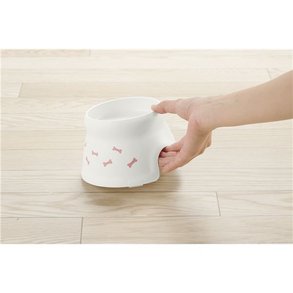 こぼれにくい 脚付ドッグディッシュ