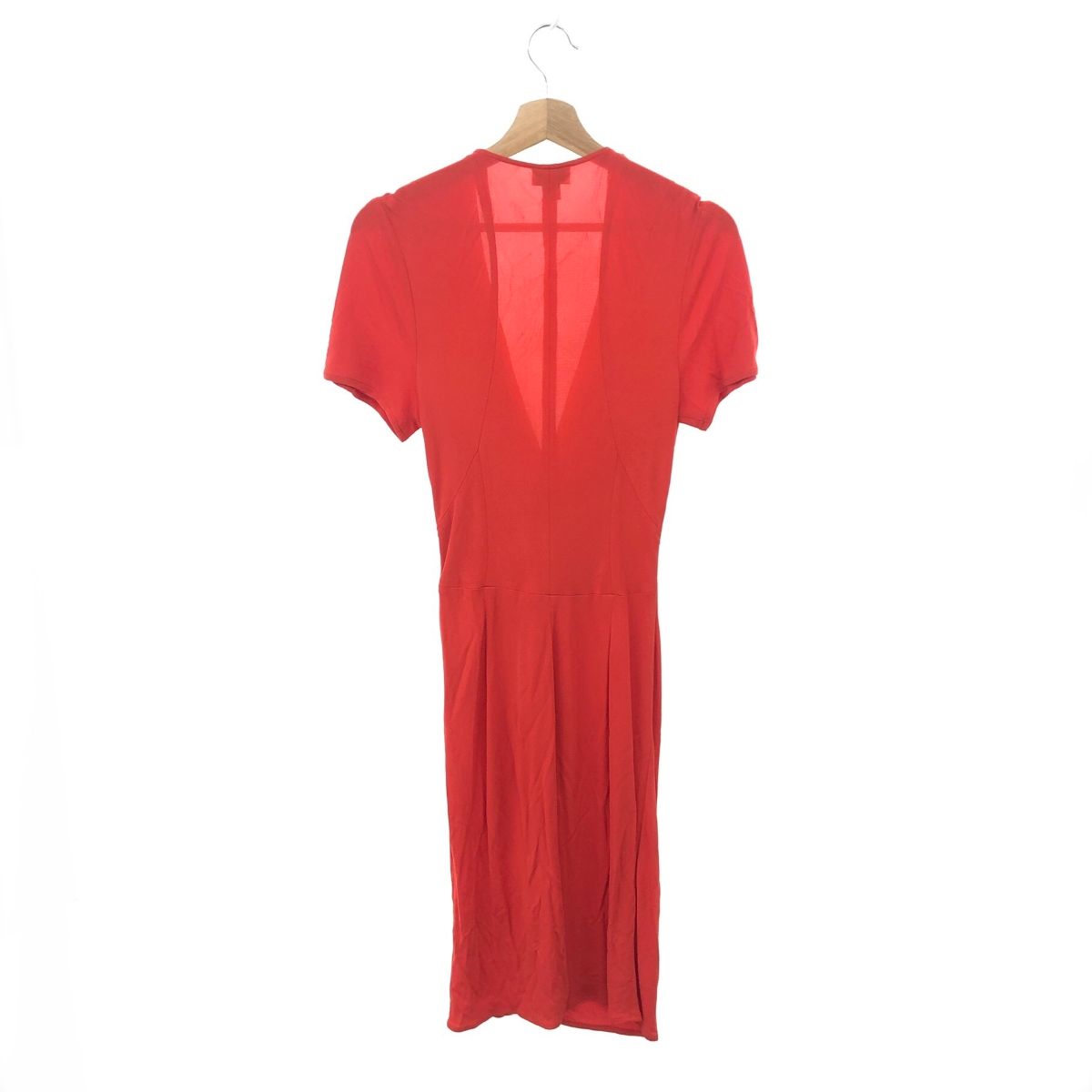 イッサ ISSA ワンピース ロング 半袖 カシュクール 4 青 /DH10 ☆CA☆キ13 イッサロンドン ワンピース イッサロンドン ISSA LONDON ワンピース