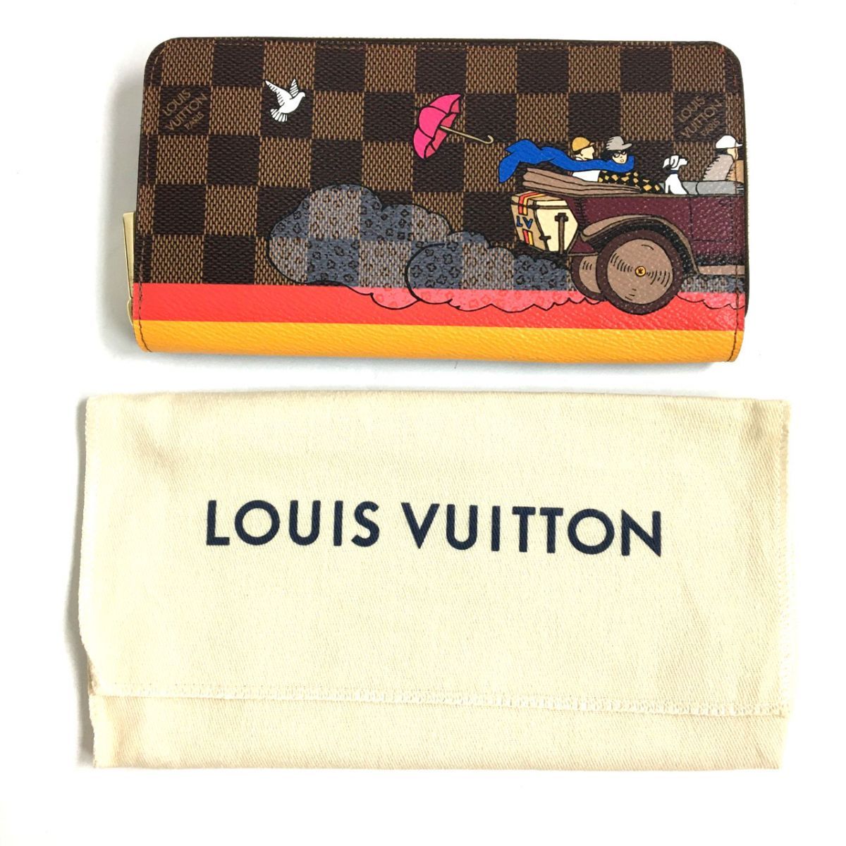 未使用品▽LOUIS VUITTON ルイヴィトン N61240 イリュストレ トラベル