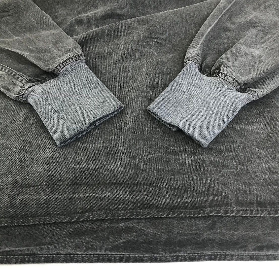 Nigel Cabourn 刺繍ロゴ 長袖ポロシャツ 46 Nigel Cabourn 刺繍ロゴ 長袖ポロシャツ 46