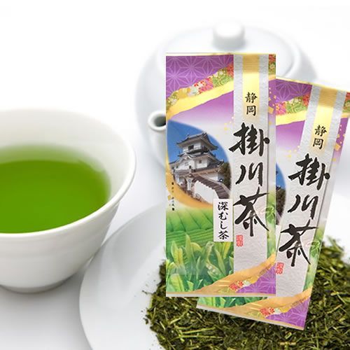 【２袋】「掛川茶」静岡県深蒸し緑茶／🎁２セットお買い上げごとに1袋プレゼント！／ありがとん屋