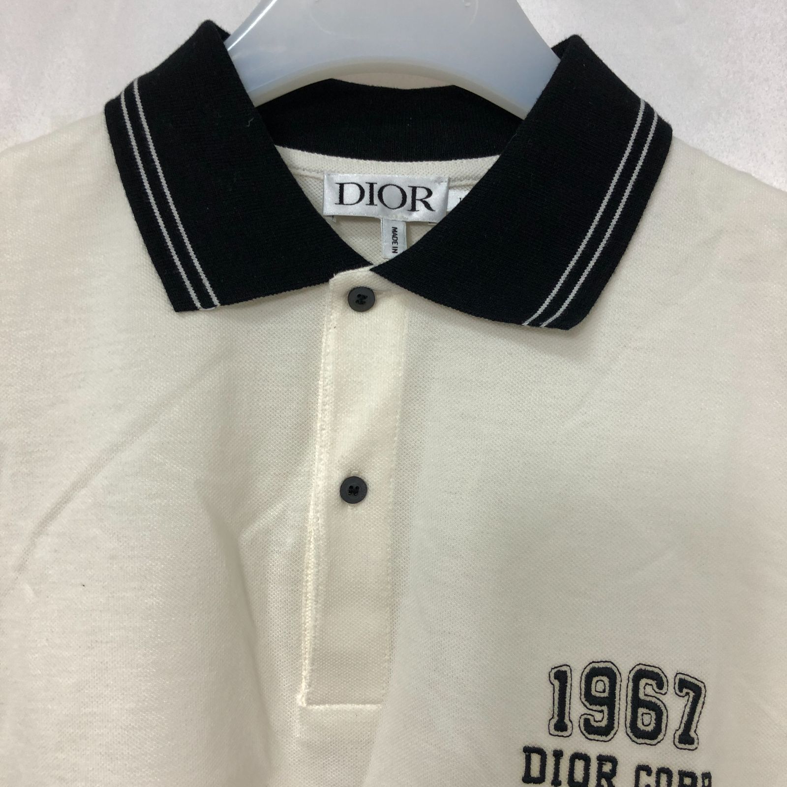 美品】Dior ポロシャツ 子供用 ホワイト SG10-8193 - メルカリ