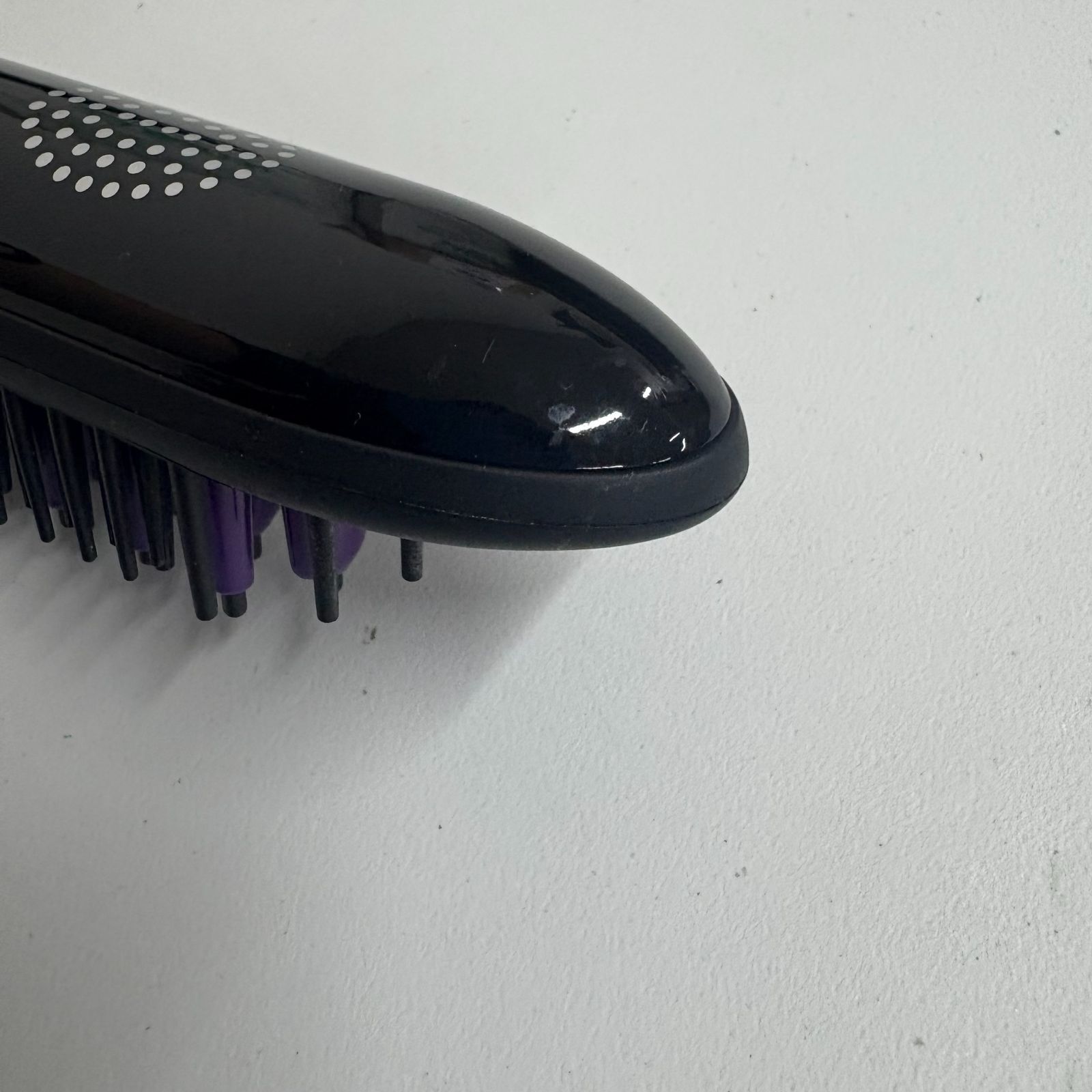 サロン専用☆DAFNI muse☆　ブラシヘアアイロン 黒×紫　ダフニ　ミューズ YA-MAN ヤーマン DAFNI muse ダフニ ミューズ ブラシ型ヘアアイロン