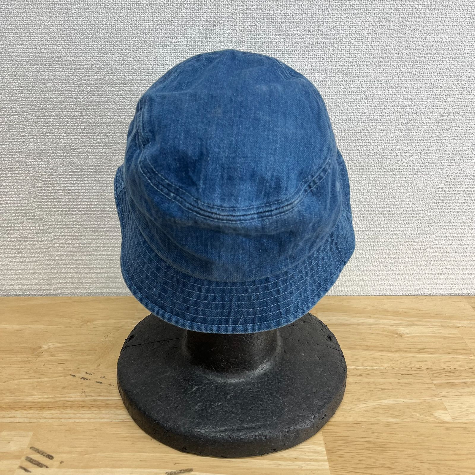 COACH コーチ バケットハット デニム インディゴ ロゴ 刺繍 XS