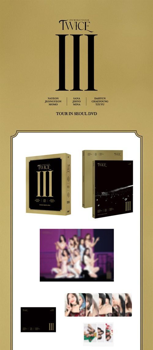 新品] TWICE (トゥワイス) 4TH WORLD TOUR [III] IN SEOUL DVD ＋初回限定ポスター贈呈 - メルカリ