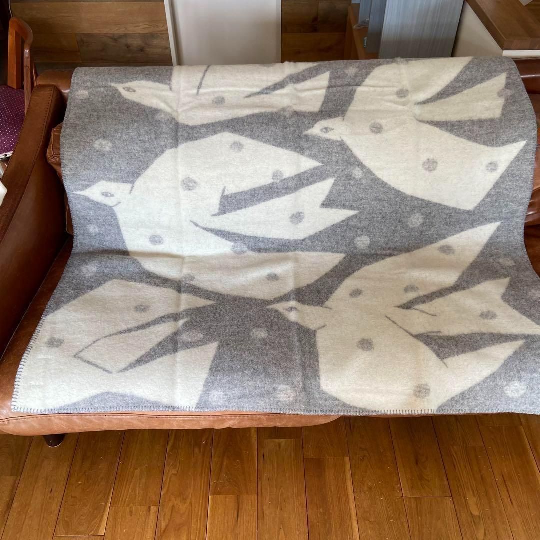 クリッパン ミナ ペルホネン ブランケット TRIP トリップ グレー