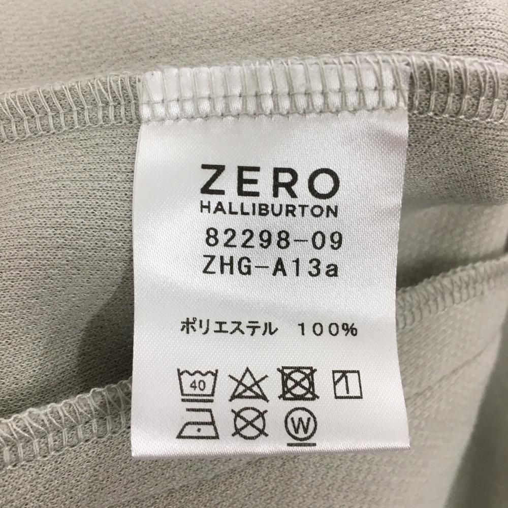 ZERO HALLIBURTON ゼロハリバートン半袖ポロシャツ サイド白/黒L