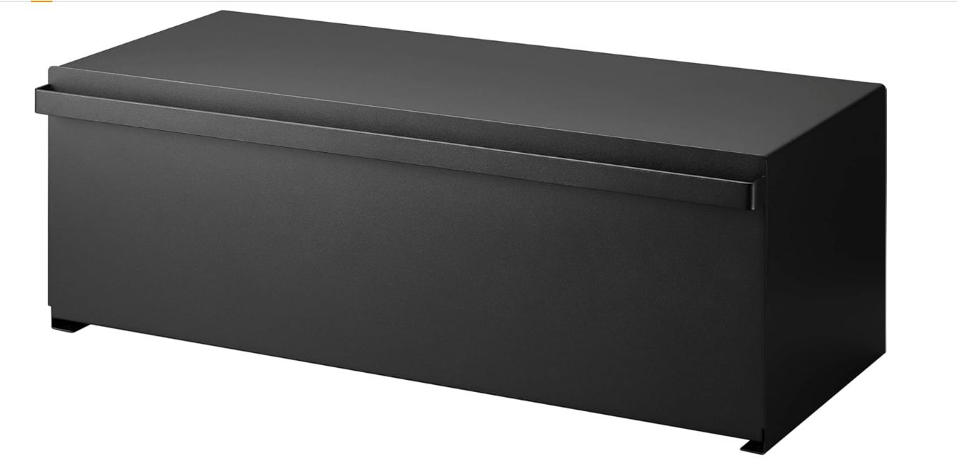 完成品 ブレッドケース ワイド ブラック 約W62.2×D30×H22cm タワー tower パンケース 32L 大容量