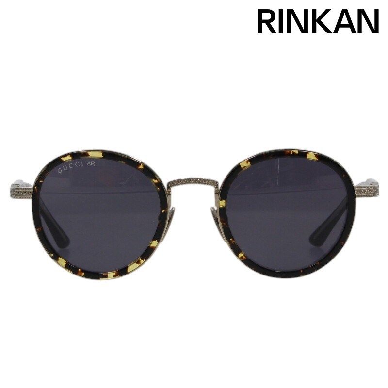 グッチ GG0067S ラウンドサングラス メンズ 48□23-140GUCCI