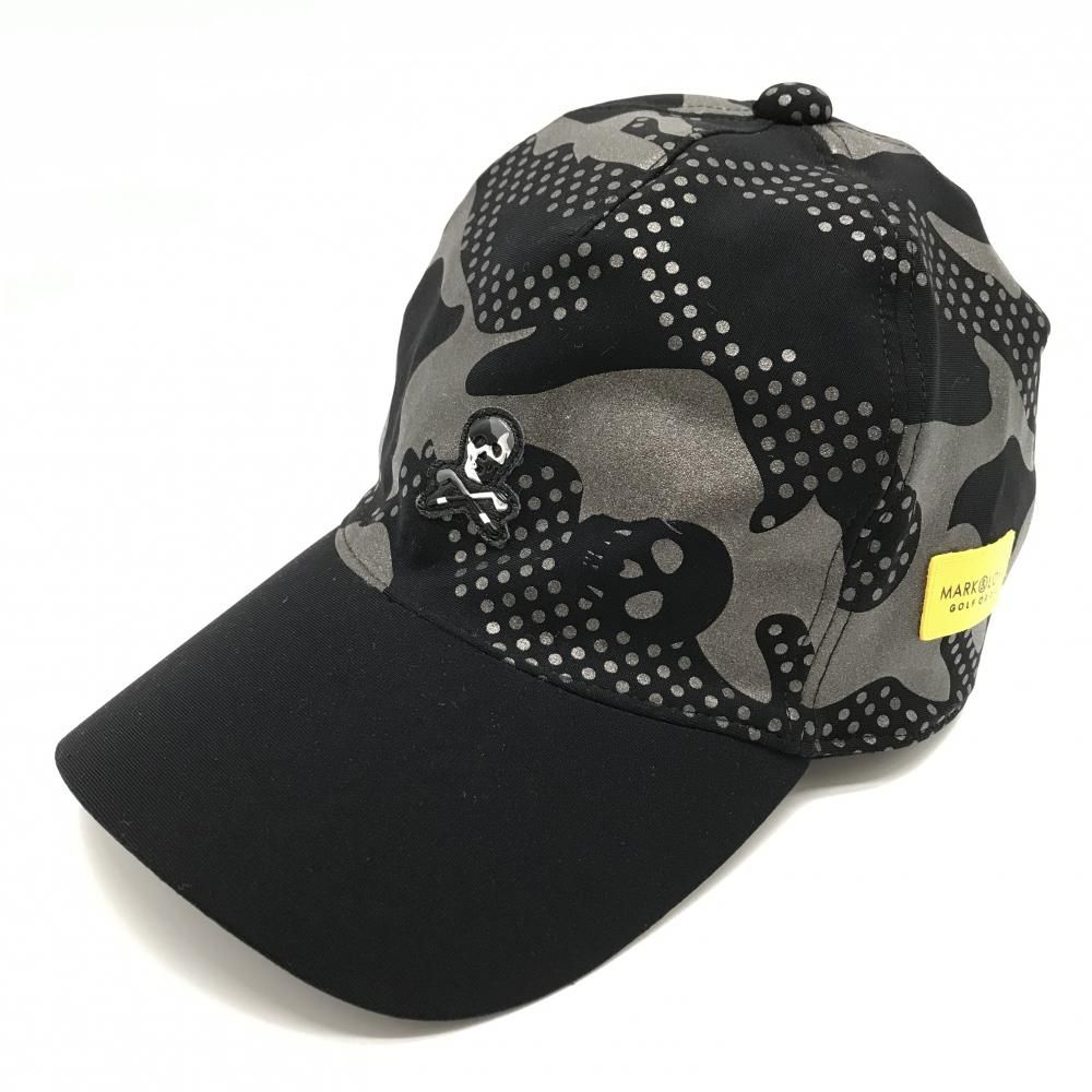 美品　GOLF MARK & LONA キャップ フリーサイズ MARK&LONA - IRON SKULL TRUCKER CAP / ミニパイル生地 アイアン