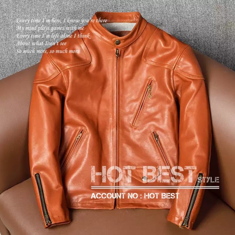 メンズ　レザー　ジャケット　ホースハイド 50´s パテッド シングルライダース  PADDED 植物鞣し レア色 黒芯ホースハイド 50's シングルライダース ギフト メンズ 革