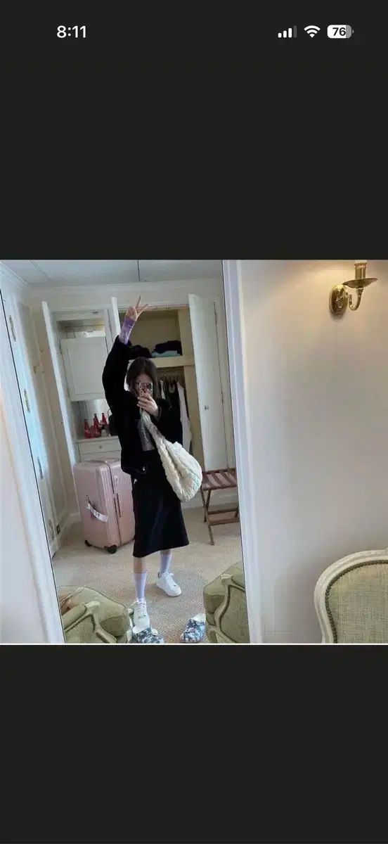 ジェニ COS キルティング クラウドバッグ