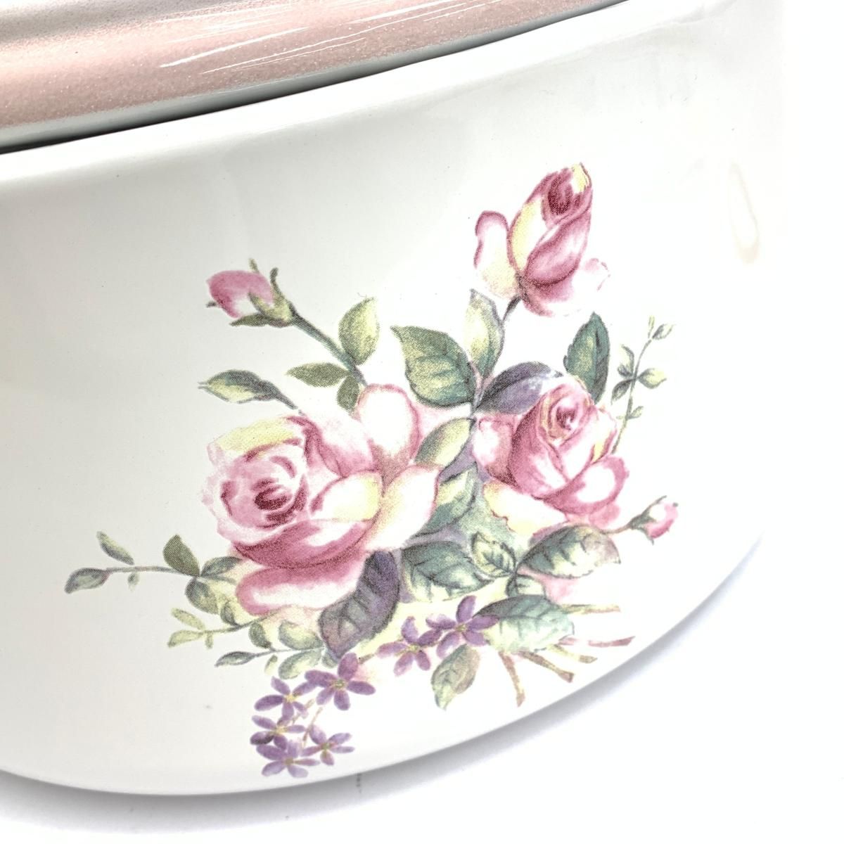 新品同様 イマン imane ホーロー ストッカー 容器 ビビアンピンク 配送